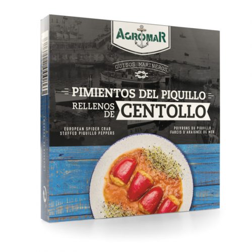 Pimientos rellenos de Centollo