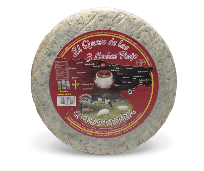 Queso tres leches pría pimentón